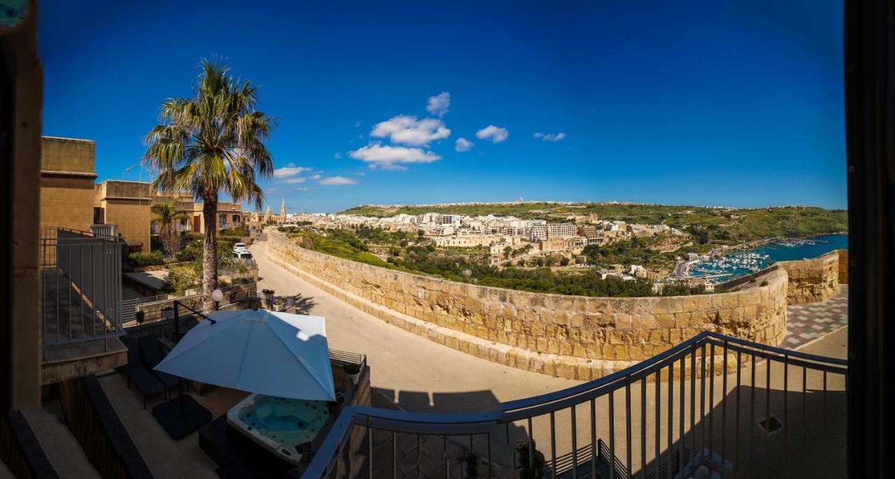 Mgarr Harbour Views Duplex Maisonette With Jacuzzi Hot Tub מראה חיצוני תמונה